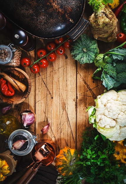 Talerz z domowym jedzeniem